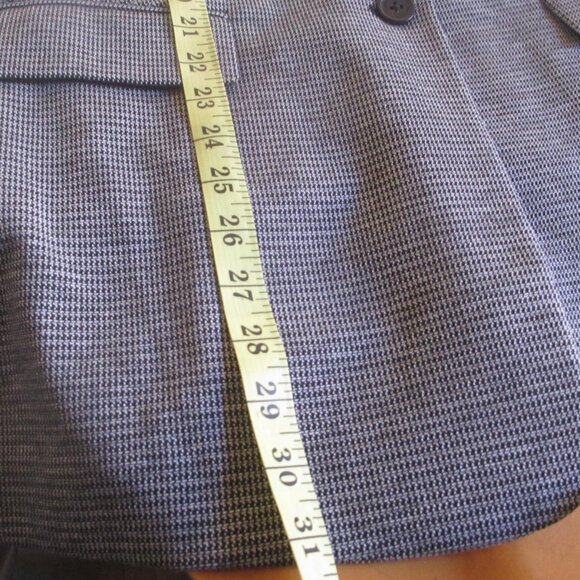Calvin Klein Women's Houndstooth Peak Lapel Blazer Plus Size 14W Gray $179 nwt - Picture 13 of 15
